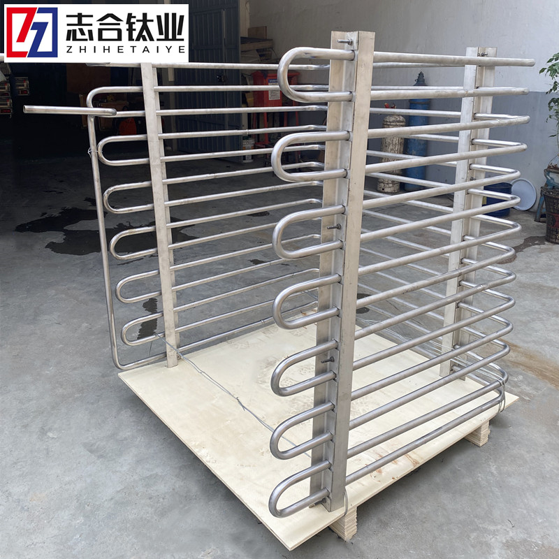 純鈦方形盤(pán)管 TA2φ25*1.5管按圖紙加工